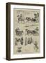 Sketches at the West End of London, 19 January-null-Framed Giclee Print