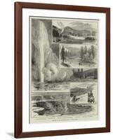 Sketches at the Yellowstone Park of North America-Alfred W. Cooper-Framed Giclee Print