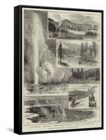 Sketches at the Yellowstone Park of North America-Alfred W. Cooper-Framed Stretched Canvas