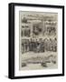 Sketches at Trooping the Colours on the Queen's Birthday-null-Framed Giclee Print