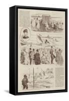 Sketches at Trouville-Randolph Caldecott-Framed Stretched Canvas