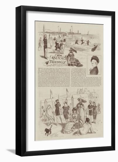 Sketches at Trouville-Randolph Caldecott-Framed Giclee Print