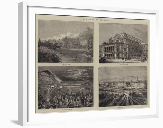 Sketches at Vienna-null-Framed Giclee Print