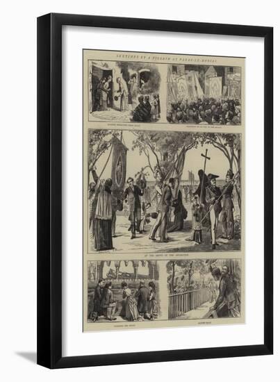 Sketches by a Pilgrim at Paray-Le-Monial-null-Framed Giclee Print