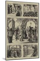 Sketches by a Pilgrim at Paray-Le-Monial-null-Mounted Giclee Print