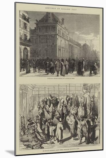 Sketches by Balloon Post-Ernest Henry Griset-Mounted Giclee Print
