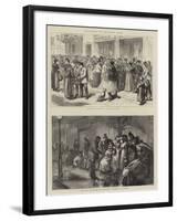 Sketches by Balloon Post-Godefroy Durand-Framed Giclee Print