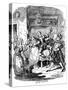 'Sketches by Boz' by Charles Dickens-George Cruikshank-Stretched Canvas