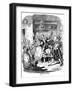 'Sketches by Boz' by Charles Dickens-George Cruikshank-Framed Giclee Print