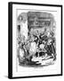 'Sketches by Boz' by Charles Dickens-George Cruikshank-Framed Giclee Print