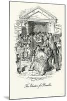 'Sketches by Boz' by Charles Dickens-George Cruikshank-Mounted Giclee Print