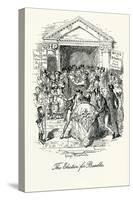 'Sketches by Boz' by Charles Dickens-George Cruikshank-Stretched Canvas