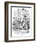 'Sketches by Boz' by Charles Dickens-George Cruikshank-Framed Giclee Print