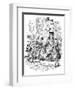 'Sketches by Boz' by Charles Dickens-George Cruikshank-Framed Giclee Print