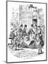 'Sketches by Boz' by Charles Dickens-George Cruikshank-Mounted Giclee Print