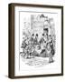 'Sketches by Boz' by Charles Dickens-George Cruikshank-Framed Giclee Print