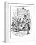 'Sketches by Boz' by Charles Dickens-George Cruikshank-Framed Giclee Print