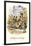 'Sketches by Boz' by Charles Dickens-George Cruikshank-Framed Giclee Print