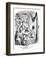 'Sketches by Boz' by Charles Dickens-George Cruikshank-Framed Giclee Print