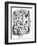 'Sketches by Boz' by Charles Dickens-George Cruikshank-Framed Giclee Print