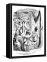 'Sketches by Boz' by Charles Dickens-George Cruikshank-Framed Stretched Canvas