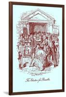 'Sketches by Boz' by Charles Dickens-George Cruikshank-Framed Giclee Print