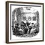 'Sketches by Boz' by Charles Dickens-Hablot Knight Browne-Framed Giclee Print