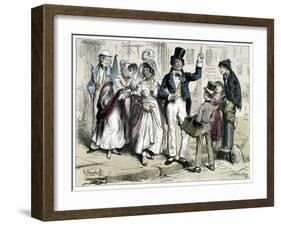 Sketches by Boz by Charles Dickens-Frederick Barnard-Framed Giclee Print