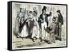 Sketches by Boz by Charles Dickens-Frederick Barnard-Framed Stretched Canvas