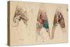 Sketches for an Altarpiece-Domenico Morelli-Stretched Canvas