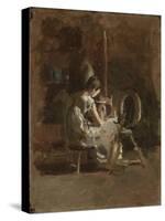 Sketches for “Home-Spun”, 1881-Thomas Cowperthwait Eakins-Stretched Canvas