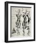 Sketches for the St Sebastian in Brescia, C1518-Titian (Tiziano Vecelli)-Framed Giclee Print