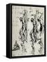 Sketches for the St Sebastian in Brescia, C1518-Titian (Tiziano Vecelli)-Framed Stretched Canvas