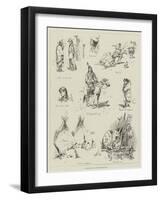 Sketches from an Indian Reservation-Stanley L. Wood-Framed Giclee Print