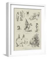 Sketches from an Indian Reservation-Stanley L. Wood-Framed Giclee Print