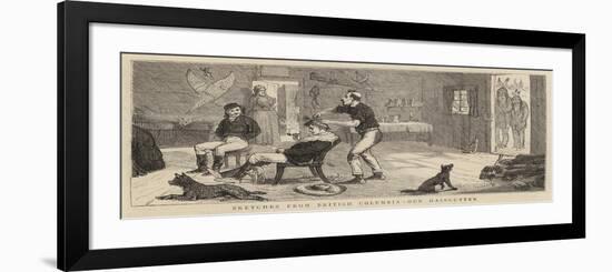 Sketches from British Columbia, Our Haircutter-Alfred Chantrey Corbould-Framed Giclee Print