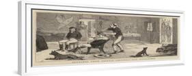 Sketches from British Columbia, Our Haircutter-Alfred Chantrey Corbould-Framed Giclee Print