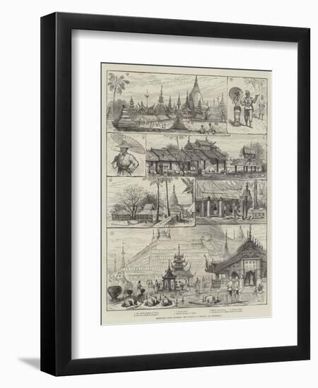 Sketches from Burmah-null-Framed Premium Giclee Print