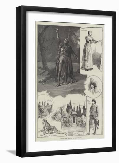 Sketches from Faust, at the Lyceum Theatre-null-Framed Giclee Print