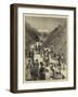 Sketches from India, an Afternoon in the Himalayas-null-Framed Giclee Print