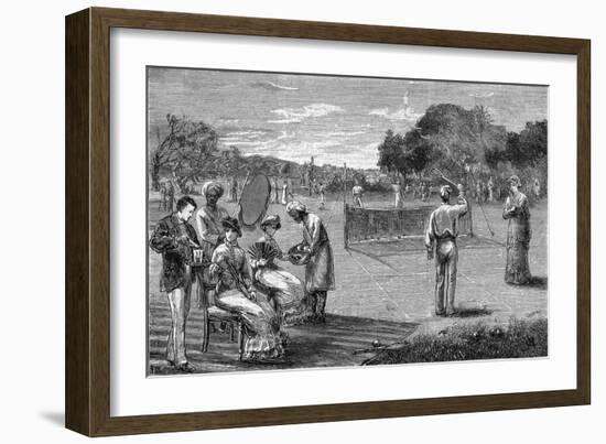 Sketches from India - an Afternoon in the Plains-null-Framed Giclee Print