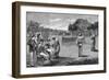 Sketches from India - an Afternoon in the Plains-null-Framed Giclee Print