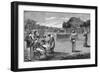 Sketches from India - an Afternoon in the Plains-null-Framed Giclee Print