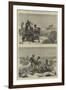 Sketches from India, Antelope Hunting-null-Framed Giclee Print