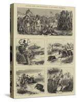 Sketches from India, Hog-Hunting in the Bombay Presidency-William Ralston-Stretched Canvas