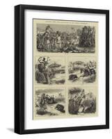 Sketches from India, Hog-Hunting in the Bombay Presidency-William Ralston-Framed Giclee Print