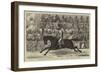 Sketches from India, the Preliminary Center at an Up-Country Race Meeting-null-Framed Giclee Print