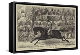 Sketches from India, the Preliminary Center at an Up-Country Race Meeting-null-Framed Stretched Canvas