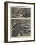 Sketches from India, the Sacred Alligators at Muggur Talao, Scinde-null-Framed Giclee Print