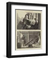 Sketches from India-null-Framed Giclee Print